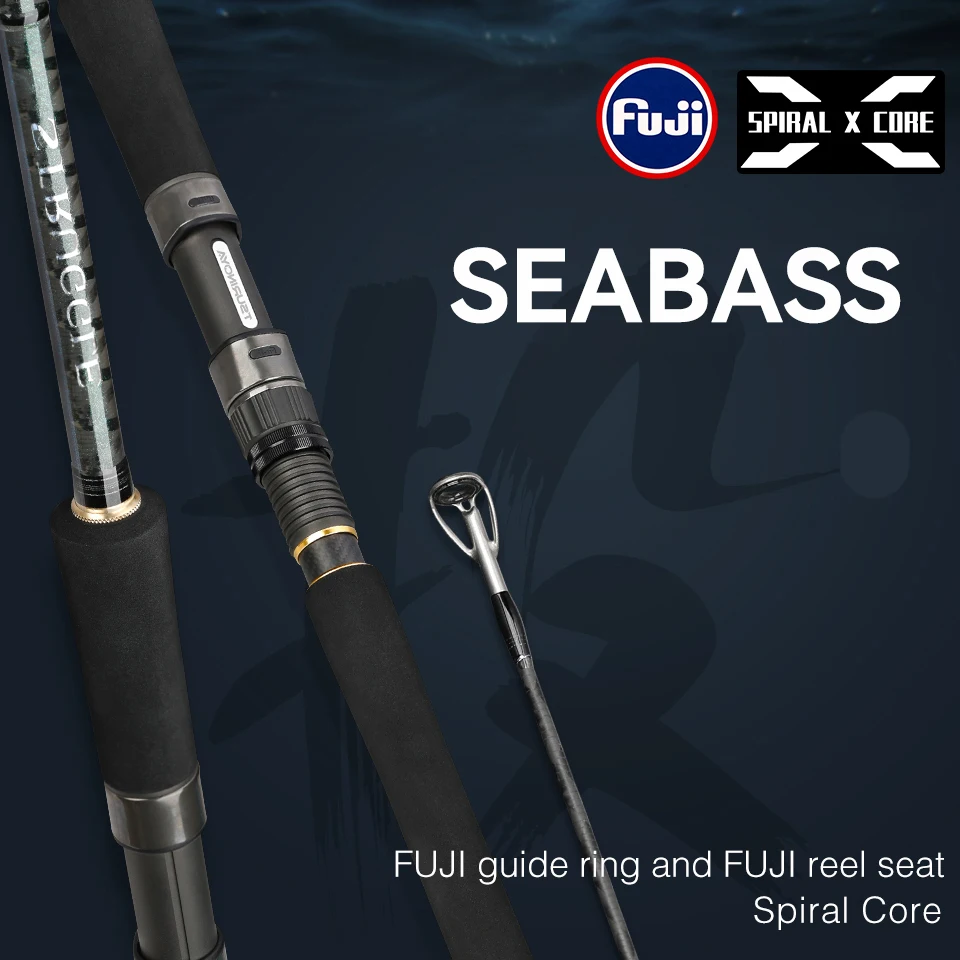 TSURINOYA Seabass Rod STRUGGLE 2.77m/912M 2.92m/972M 2 Section Fishing Rod Long Casting FUJI GUIDE MF Action Shore Bass Rod
TSURINOYA Seabass Rod STRUGGLE 2.77m/912M 2.92m/972M 2 Section Fishing Rod Long Casting FUJI GUIDE MF Action Shore Bass Rod