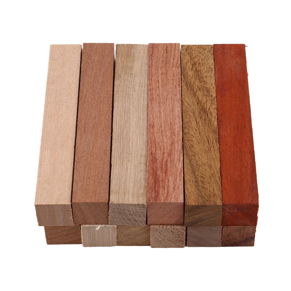 SSR 12 Pcs Pre Drilled 7mm Wood Pen Blanks for Woodturning Pen Turning Kit for Pen Making Supplies DIY Crafts 
SSR 12 Pcs Pre Drilled 7mm Wood Pen Blanks for Woodturning Pen Turning Kit for Pen Making Supplies DIY Crafts