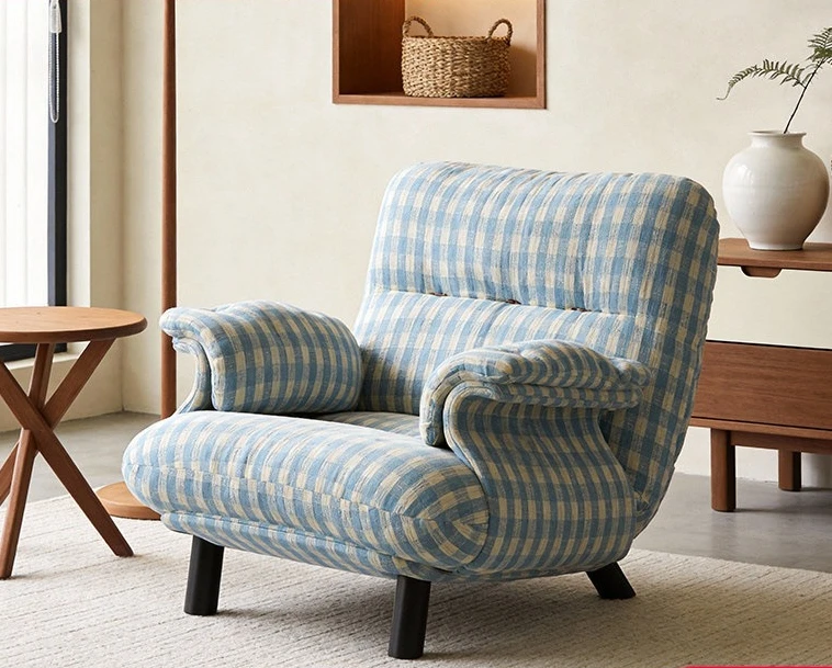 PYJ fresh sky blue Korean style single sofa casual designer lazy sofa chair
PYJ fresh sky blue Korean style single sofa casual designer lazy sofa chair