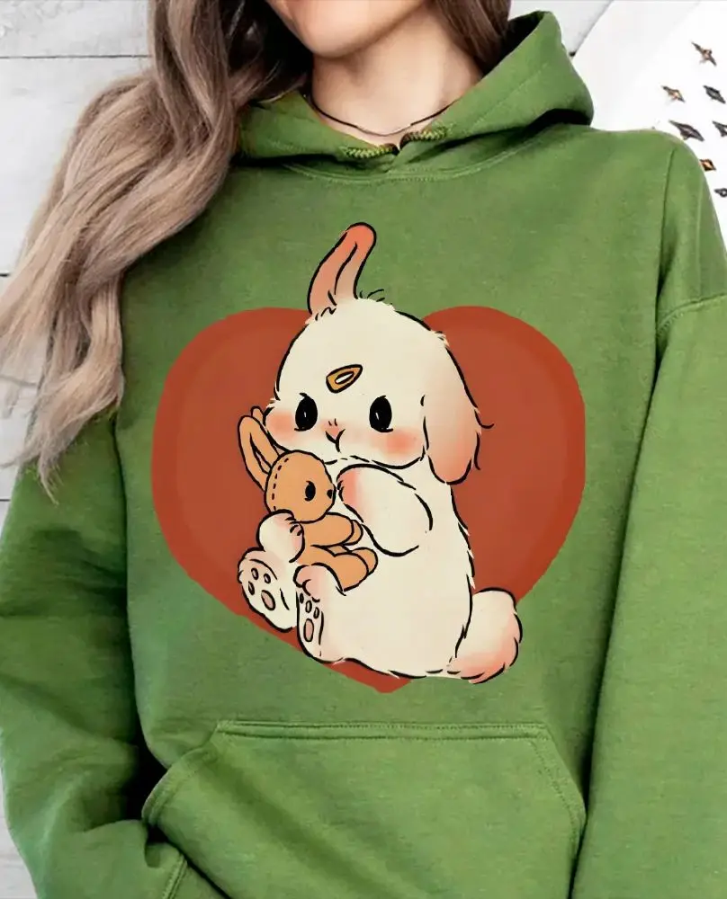 Cute Bunny, Cozy Y2k Sweatshirt, Women's Graphic Hoodie, Hand-Painted Bunny Art, Korean Style Oversized,Fall Winter Comfort 2025
Cute Bunny, Cozy Y2k Sweatshirt, Women's Graphic Hoodie, Hand-Painted Bunny Art, Korean Style Oversized,Fall Winter Comfort 2025