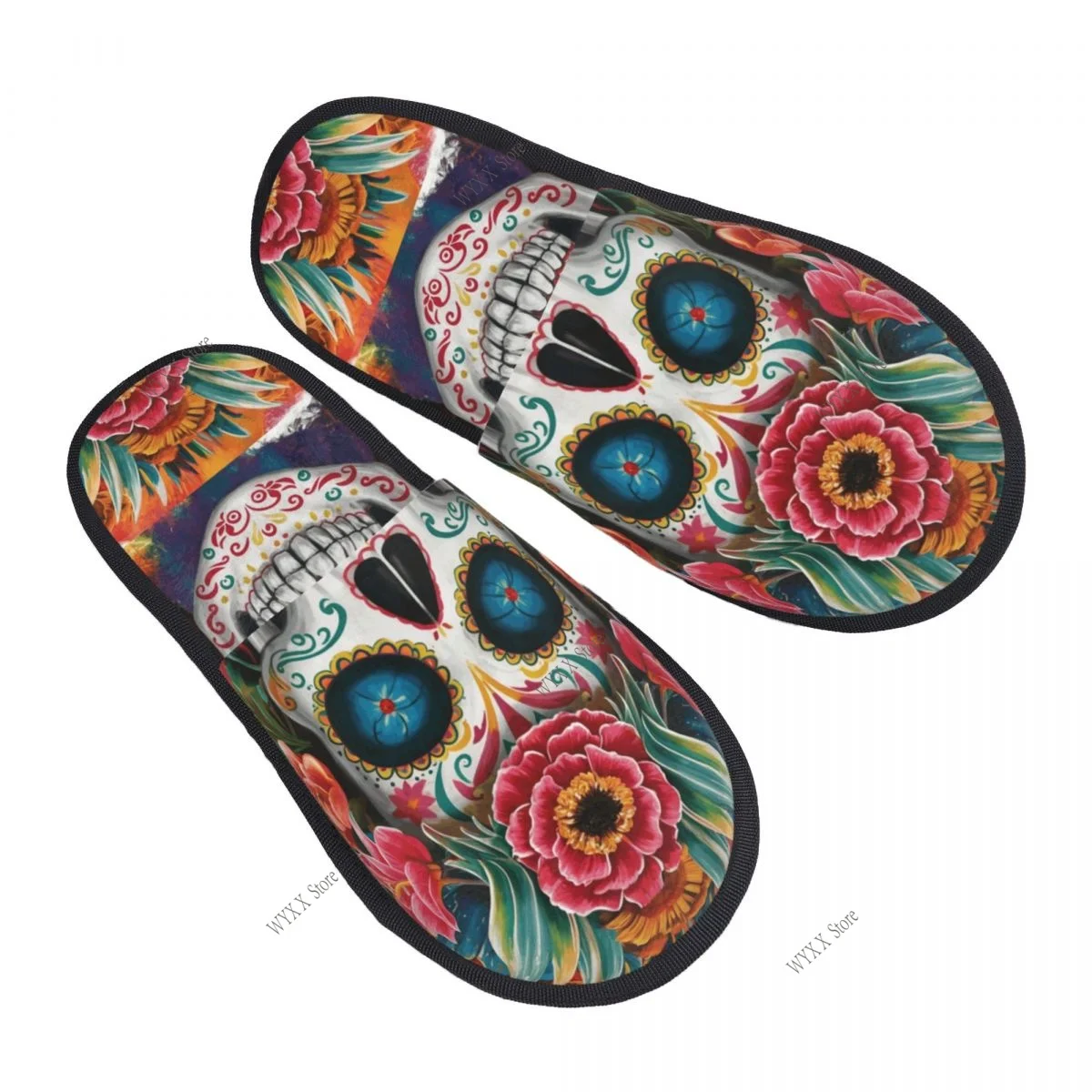 Mexican Catrina Girl Day Of The Dead Sugar Skull Home Slippers Winter Warm Plush Slippers For Winter Soft
Mexican Catrina Girl Day Of The Dead Sugar Skull Home Slippers Winter Warm Plush Slippers For Winter Soft