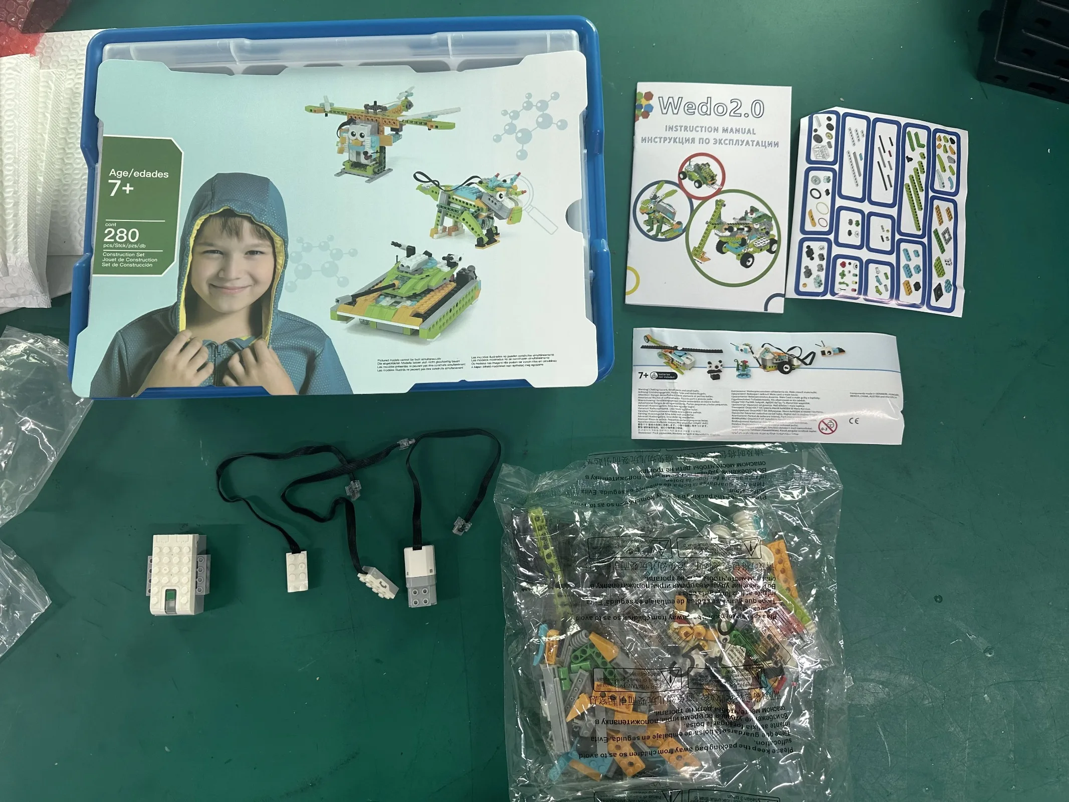 280Pcs Robotics Building Blocks Set - STEM Educational Construction Toy with Organizer Box & Manual
280Pcs Robotics Building Blocks Set - STEM Educational Construction Toy with Organizer Box & Manual