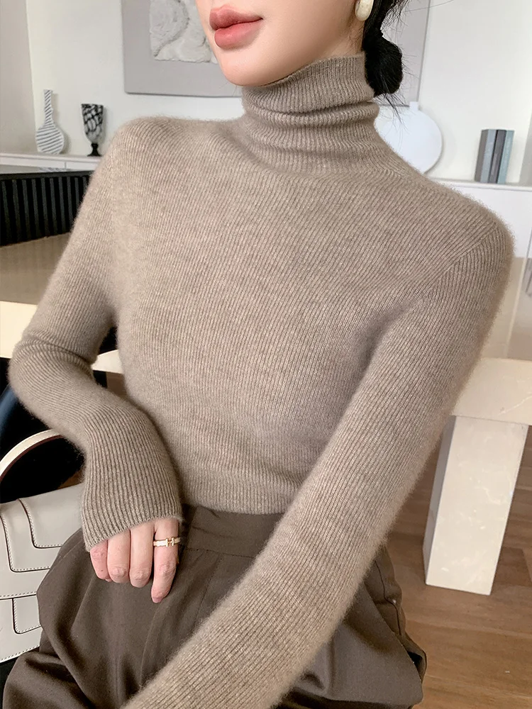 Женский облегающий свитер с высоким воротником Camere Base irt, универсальный длинный вязаный свитер Sve, мягкое удобное шерстяное пальто
Женский облегающий свитер с высоким воротником Camere Base irt, универсальный длинный вязаный свитер Sve, мягкое удобное шерстяное пальто