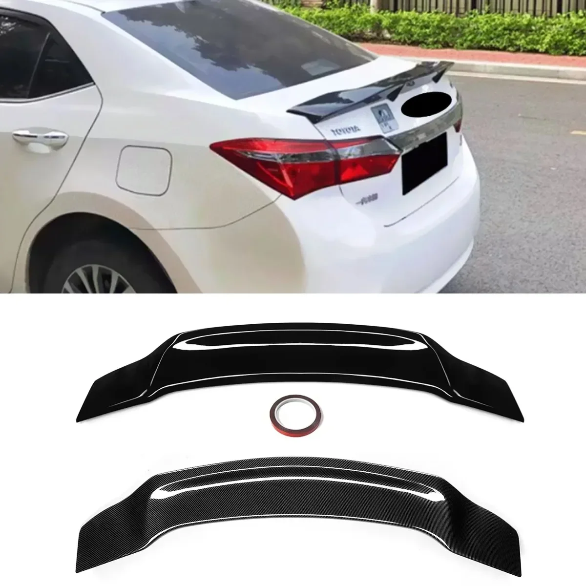 Для Toyota Corolla 2014-2017 задний спойлер, крыло, комплект кузова, автомобильные аксессуары
Для Toyota Corolla 2014-2017 задний спойлер, крыло, комплект кузова, автомобильные аксессуары