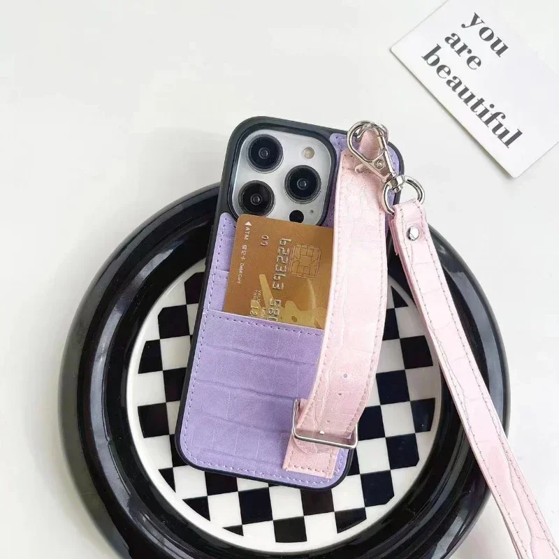 Alligator Pattern Card Mobile for iphone14 Phone Case 13promax Wristband Lanyard 12pro Anti-drop 11 Protection Cover
Alligator Pattern Card Mobile for iphone14 Phone Case 13promax Wristband Lanyard 12pro Anti-drop 11 Protection Cover