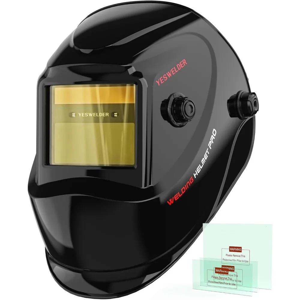 US Shipping Auto Darkening Welding Helmet Solar Powered Wide View 1/1/1/1 True Color Shade 3.5-13 for TIG MIG ARC
US Shipping Auto Darkening Welding Helmet Solar Powered Wide View 1/1/1/1 True Color Shade 3.5-13 for TIG MIG ARC