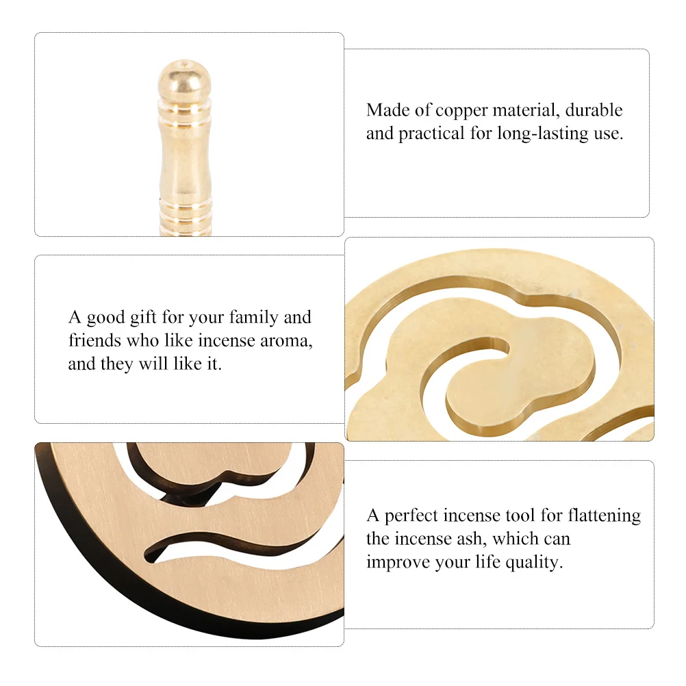 1Set Copper Incense Ash Press Seal Practical Ergonomic Handle Living Room Bedroom Study Office Tea Temple Gift
1Set Copper Incense Ash Press Seal Practical Ergonomic Handle Living Room Bedroom Study Office Tea Temple Gift