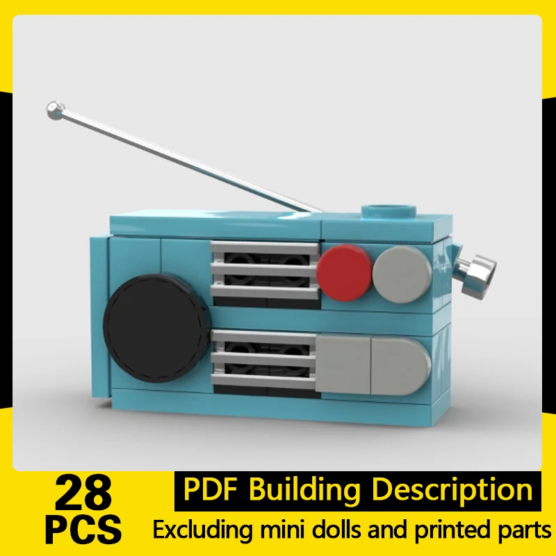 City Street View Model MOC Building Bricks Small Retro Radio Modular Technology Gifts Holiday Assemble Children Toys Suit
City Street View Model MOC Building Bricks Small Retro Radio Modular Technology Gifts Holiday Assemble Children Toys Suit