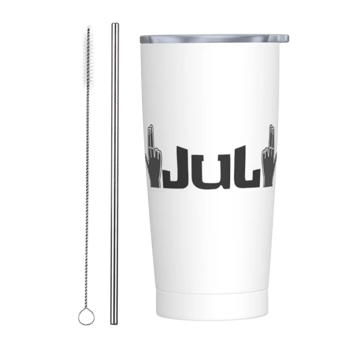 JUL , Giant Glove JUL Stainless Steel Tumbler Vacuum Insulated Mug Thermal Cold Bottle Straws With Lid 20oz
JUL , Giant Glove JUL Stainless Steel Tumbler Vacuum Insulated Mug Thermal Cold Bottle Straws With Lid 20oz