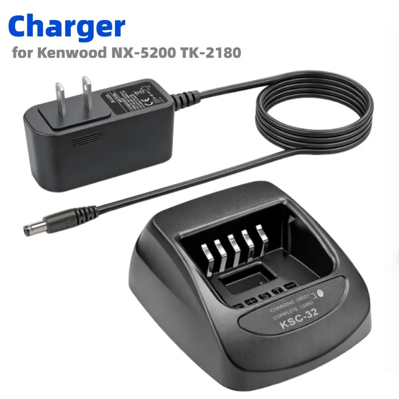 KSC-32 Rapid Desktop Charger for Kenwood NX-5200 NX-5300 NX-5400 TK-3180 TK-5210Two Way Radios KNB-33L KNB-47L KNB-48L KNB-31
KSC-32 Rapid Desktop Charger for Kenwood NX-5200 NX-5300 NX-5400 TK-3180 TK-5210Two Way Radios KNB-33L KNB-47L KNB-48L KNB-31