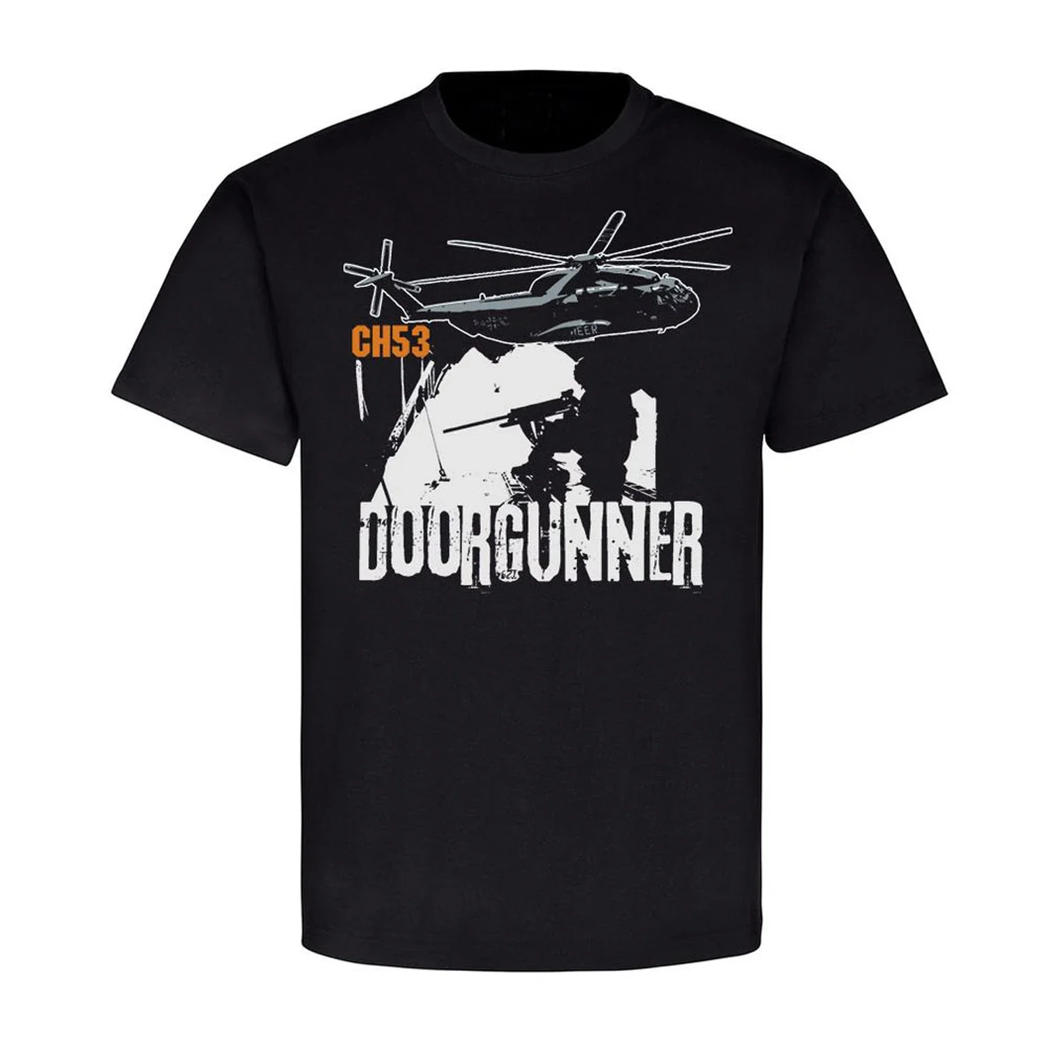 Bundeswehr CH53 Helicopter ISAF Doorgunner Rear Shooter T-Shirt. Premium Cotton Short Sleeve O-Neck Mens T Shirt New S-3XL
Bundeswehr CH53 Helicopter ISAF Doorgunner Rear Shooter T-Shirt. Premium Cotton Short Sleeve O-Neck Mens T Shirt New S-3XL