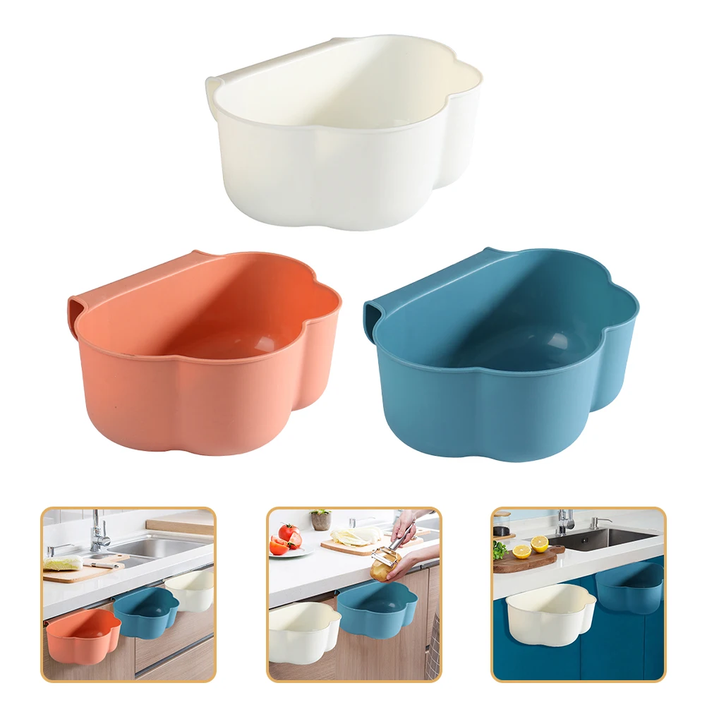 3 Pcs Kitchen Trash Bin Hanging Plastic Waste Container Under Sink Reusable Mini Garbage Can Household Bathroom Storage
3 Pcs Kitchen Trash Bin Hanging Plastic Waste Container Under Sink Reusable Mini Garbage Can Household Bathroom Storage