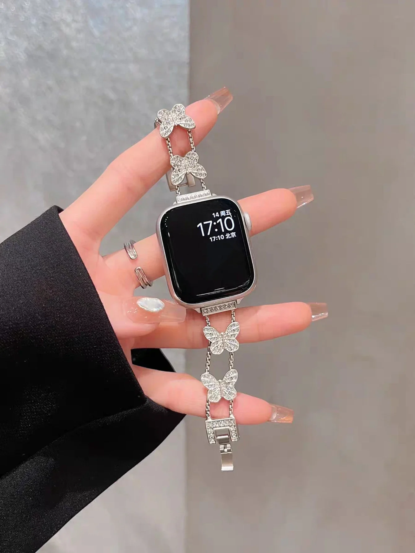 Excellent Bling Stainless steel bracelet link For Apple Watch band Series 10/9/8/7/6 38mm 40mm 41mm 42mm 44mm 45mm 46mm Strap
Excellent Bling Stainless steel bracelet link For Apple Watch band Series 10/9/8/7/6 38mm 40mm 41mm 42mm 44mm 45mm 46mm Strap