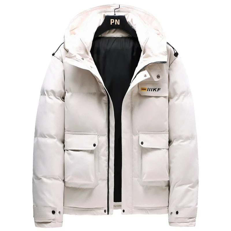 Men New Down Cotton Jacket Cotton-Padded Coat Men's Autumn Winter Thickened Jacket Male Fashion Brand Wear Hooded Padded Top
Men New Down Cotton Jacket Cotton-Padded Coat Men's Autumn Winter Thickened Jacket Male Fashion Brand Wear Hooded Padded Top
