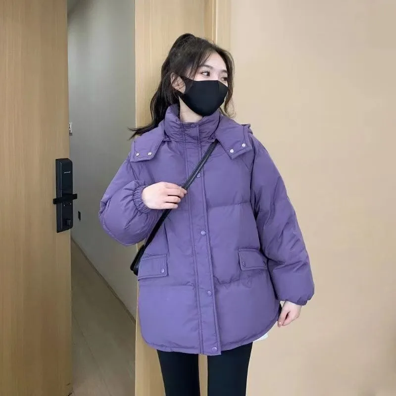 2023 New Women Down Cotton Coat Winter Jacket Female Warm short given to philandering Parkas Loose Warm Outwear Hooded Overcoat
2023 New Women Down Cotton Coat Winter Jacket Female Warm short given to philandering Parkas Loose Warm Outwear Hooded Overcoat