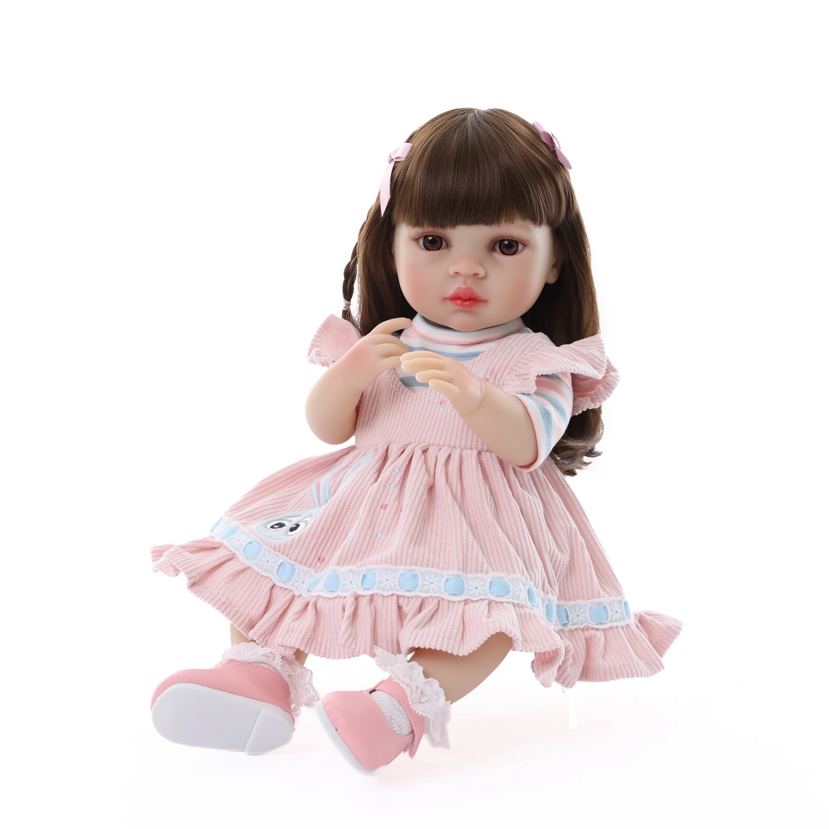 Cloveray 20 inch Reborn Toddler Doll with Full Body Soft Silicone Vinyl Lifelike Soft Touch High Quality Doll Birthday Gift
Cloveray 20 inch Reborn Toddler Doll with Full Body Soft Silicone Vinyl Lifelike Soft Touch High Quality Doll Birthday Gift