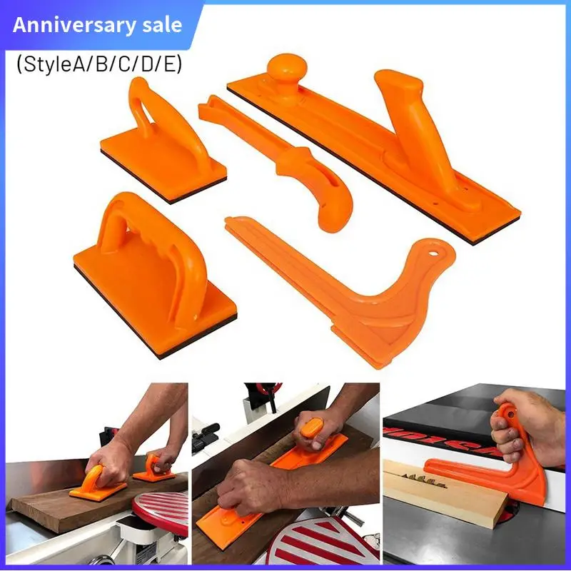 5-Piece Push Handle Woodworking Planer Orange Rubber Is Suitable For Router, Joiner And Table Saw Woodworking Tools
5-Piece Push Handle Woodworking Planer Orange Rubber Is Suitable For Router, Joiner And Table Saw Woodworking Tools