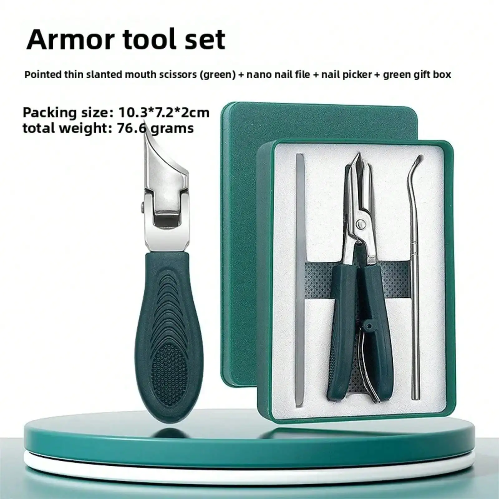 3Pcs Anti-Splash 25° Slant Edge Nail Clipper Set Professional High-End Eagle Beak Oblique Nail Trimmers Ingrown Toenail Tools
3Pcs Anti-Splash 25° Slant Edge Nail Clipper Set Professional High-End Eagle Beak Oblique Nail Trimmers Ingrown Toenail Tools