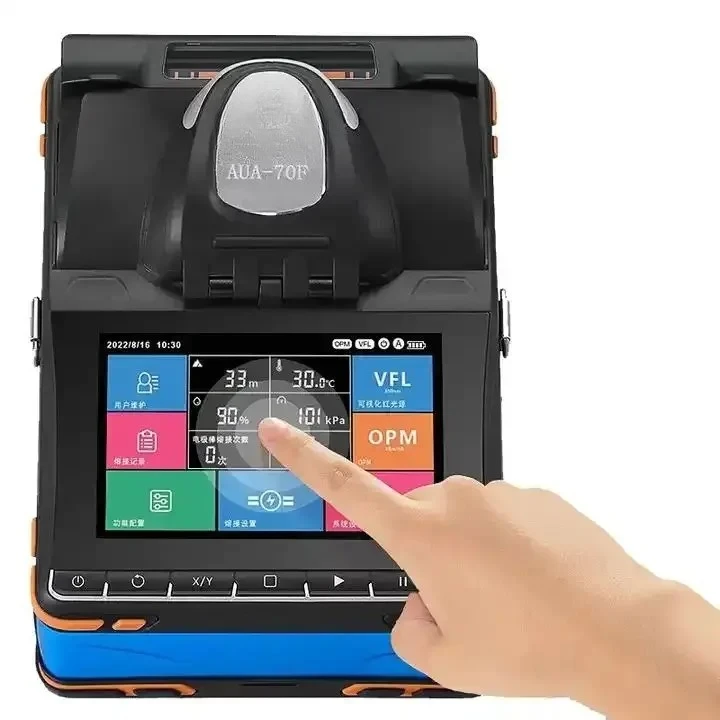 Precision Comptyco AUA-70F Fiber Optic Fusion Splicer 6-Motor Splicing Machine With OPM VFL Aua-70f Fusion Splicer
Precision Comptyco AUA-70F Fiber Optic Fusion Splicer 6-Motor Splicing Machine With OPM VFL Aua-70f Fusion Splicer
