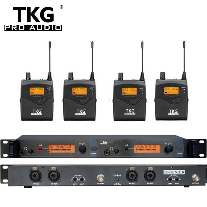 TKG mono SR2050 in ear wireless with 4 bady pack Stage monitoring ear back Wireless stage monitor Stage back listening equipment
TKG mono SR2050 in ear wireless with 4 bady pack Stage monitoring ear back Wireless stage monitor Stage back listening equipment