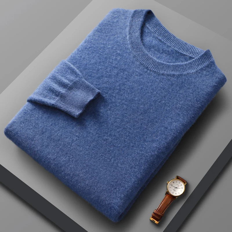 100% Pure Merino Wool Autumn Winter Men's Sweater O-neck Pullover Keep Warm Cashmere Sweater for Men Casual Knitted Soft Tops
100% Pure Merino Wool Autumn Winter Men's Sweater O-neck Pullover Keep Warm Cashmere Sweater for Men Casual Knitted Soft Tops