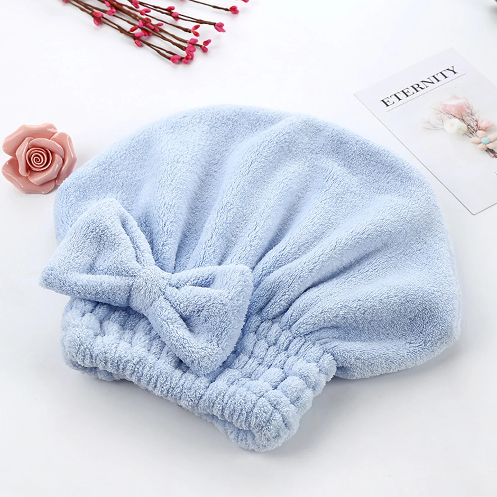 2Pcs Coral Fleece Hair Drying Hat Bowknot Absorbent Quick Dry Bath Hair Towel Wrap Coral Fleece Hair-Drying Hat
2Pcs Coral Fleece Hair Drying Hat Bowknot Absorbent Quick Dry Bath Hair Towel Wrap Coral Fleece Hair-Drying Hat