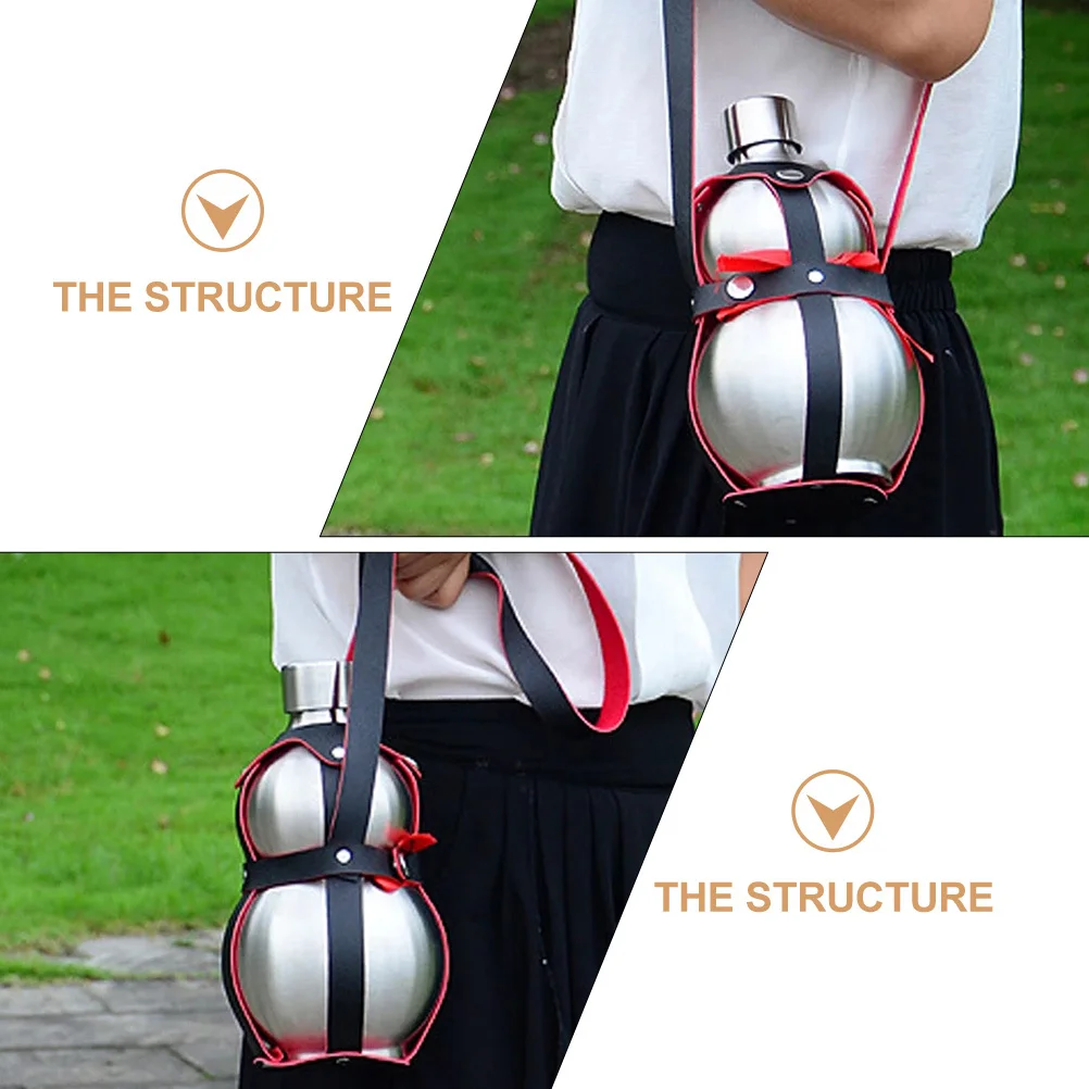 1 Set Stainless Steel Gourd Wine Bottle Portable Camping Liquor Flask Leakproof Outdoor Drinking Container Wine Storage Holder
1 Set Stainless Steel Gourd Wine Bottle Portable Camping Liquor Flask Leakproof Outdoor Drinking Container Wine Storage Holder