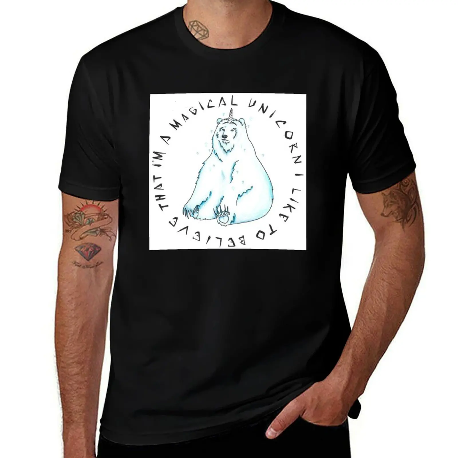 I Like To Believe That I'm A Magical Unicorn T-Shirt Modern Print Casual T-Shirt
I Like To Believe That I'm A Magical Unicorn T-Shirt Modern Print Casual T-Shirt