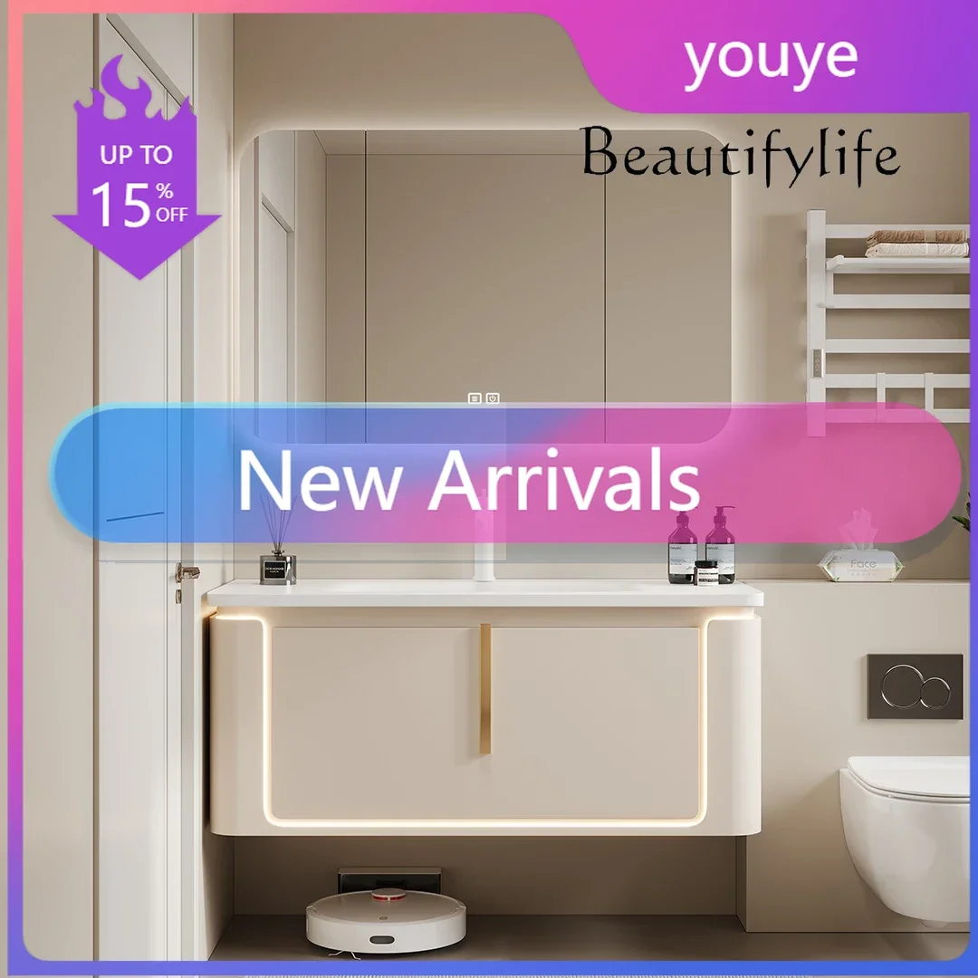 Комплект мебели для ванной N m: тумба с керамической интегрированной раковиной, унитаз, столешница для умывальника, цвет кремовый, дуб «Ветер»
Комплект мебели для ванной N m: тумба с керамической интегрированной раковиной, унитаз, столешница для умывальника, цвет кремовый, дуб «Ветер»