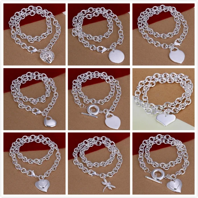Hot classic 925 Sterling Silver Pretty heart dragonfly pendant Necklaces for woman party wedding Jewelry fashion Holiday gifts
Hot classic 925 Sterling Silver Pretty heart dragonfly pendant Necklaces for woman party wedding Jewelry fashion Holiday gifts