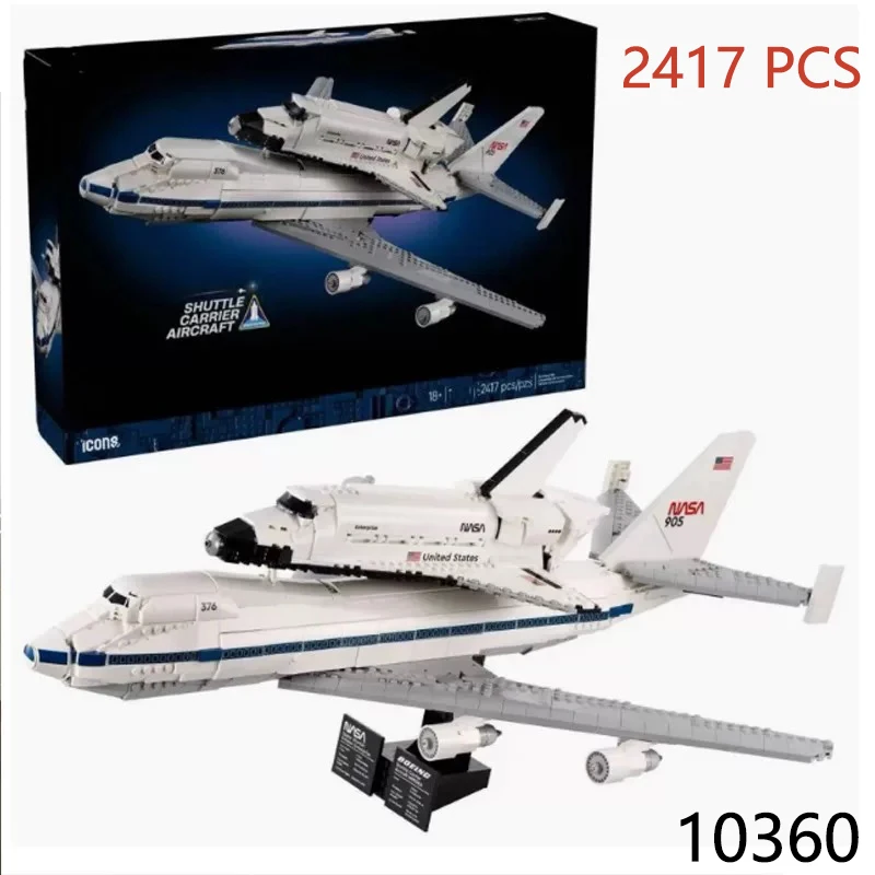 New ICONS Shuttle Carrier Aircraft 10360 Model Building Blocks Bricks DIY Creative Home Decor Bricks Toy Kid Christmas Gift
New ICONS Shuttle Carrier Aircraft 10360 Model Building Blocks Bricks DIY Creative Home Decor Bricks Toy Kid Christmas Gift