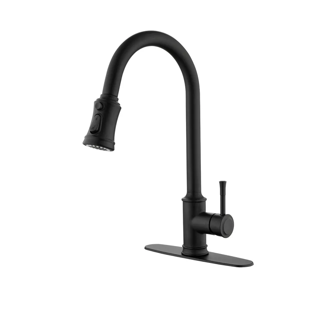 Single Handle High Arc Pull Out Kitchen Faucet,Single Level Stainless Steel Kitchen Sink Faucets with Pull Down Sprayer
Single Handle High Arc Pull Out Kitchen Faucet,Single Level Stainless Steel Kitchen Sink Faucets with Pull Down Sprayer
