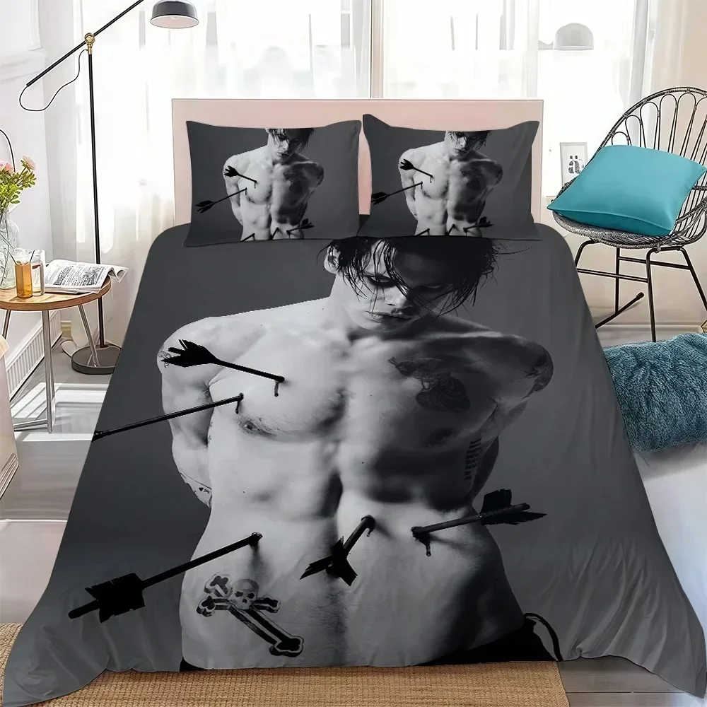 Hot Singer Y-Yungblud Idols Bedding Set 3D Print Duvet Cover Soft Comforter Cover With 1/2pcs Pillow Shams For Kids Adult
Hot Singer Y-Yungblud Idols Bedding Set 3D Print Duvet Cover Soft Comforter Cover With 1/2pcs Pillow Shams For Kids Adult