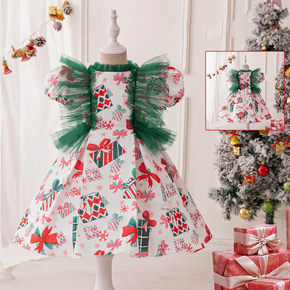 Christmas Dresses For Kids Clothing Girl Party Evening Dress Christmas Gift Prints Children'S Princess Dress Elegant Girl Dress
Christmas Dresses For Kids Clothing Girl Party Evening Dress Christmas Gift Prints Children'S Princess Dress Elegant Girl Dress