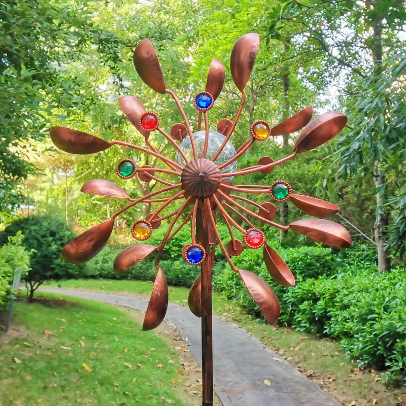 Garden Solar Powered Wind Spinners Glass Iron Windmill Solar Powered Bronze Metal Art Craft Garden Yard Landscape Decoration
Garden Solar Powered Wind Spinners Glass Iron Windmill Solar Powered Bronze Metal Art Craft Garden Yard Landscape Decoration