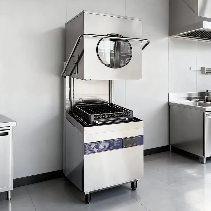 Commercial Kitchen Equipment Stainless Steel Hood Automatic Electric Dishwasher for Restaurant Industrial Kitchen Sterilization
Commercial Kitchen Equipment Stainless Steel Hood Automatic Electric Dishwasher for Restaurant Industrial Kitchen Sterilization