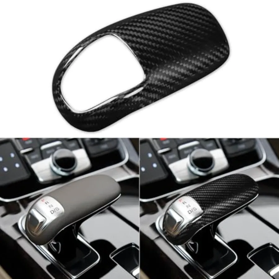 Real Carbon Fiber Shift Knob Cover for Audi A8 S8 D4 2011-2018 2012 2013 2014 2015 2016 2017 Automatic Tranmission Lever Gear S
Real Carbon Fiber Shift Knob Cover for Audi A8 S8 D4 2011-2018 2012 2013 2014 2015 2016 2017 Automatic Tranmission Lever Gear S