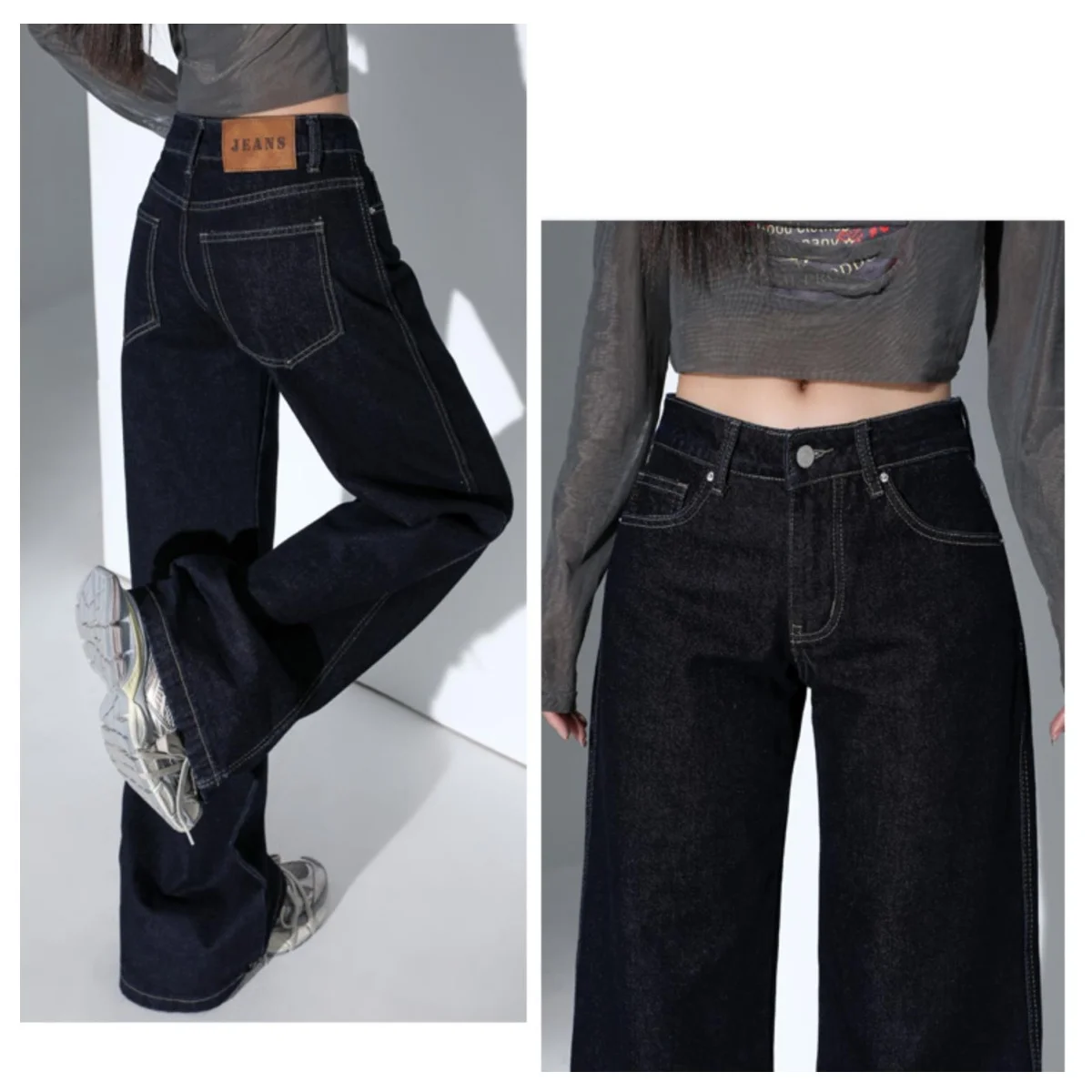 Ladies' American retro low rise spicy girl bell bottoms slim fit and slimming 2025 autumn/winter versatile jeans basic pants
Ladies' American retro low rise spicy girl bell bottoms slim fit and slimming 2025 autumn/winter versatile jeans basic pants