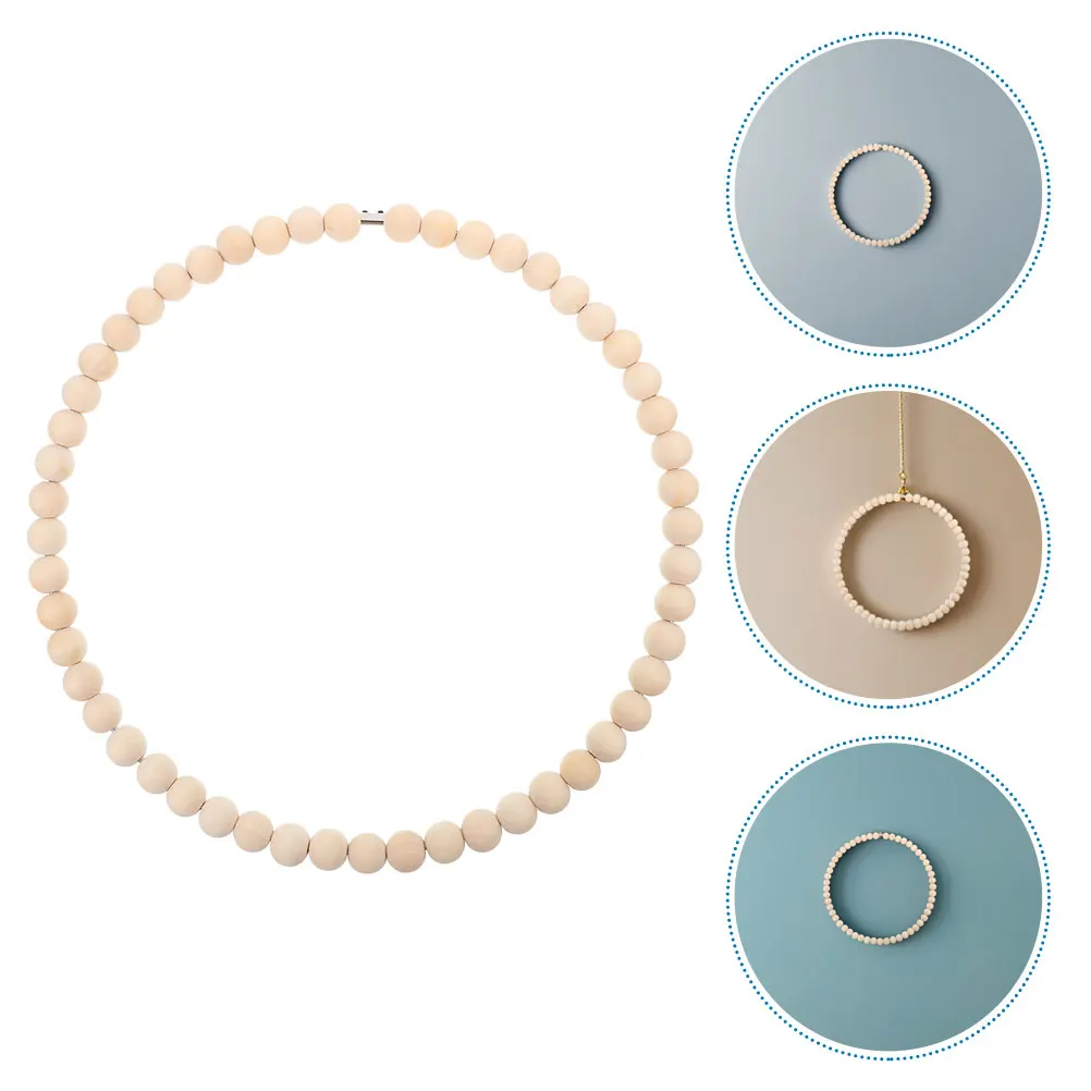 Stainless Steel Hoop Wood Bead Accent DIY Craft Decor Dreamcatcher Natural Beaded Garland Rustic Wedding Holiday Door
Stainless Steel Hoop Wood Bead Accent DIY Craft Decor Dreamcatcher Natural Beaded Garland Rustic Wedding Holiday Door