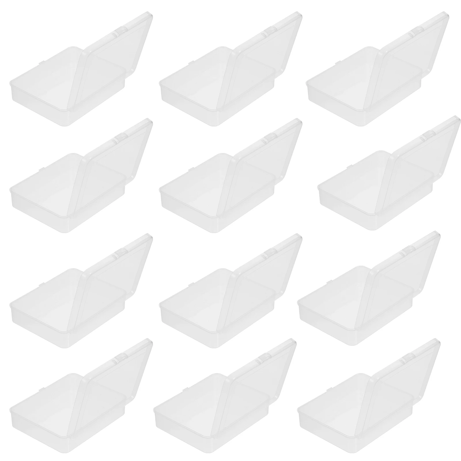 12pcs Clear Plastic Storage Boxes Hardware Screw Organizer Beads Jewelry Container Transparent Rectangular Tool Case For Small
12pcs Clear Plastic Storage Boxes Hardware Screw Organizer Beads Jewelry Container Transparent Rectangular Tool Case For Small