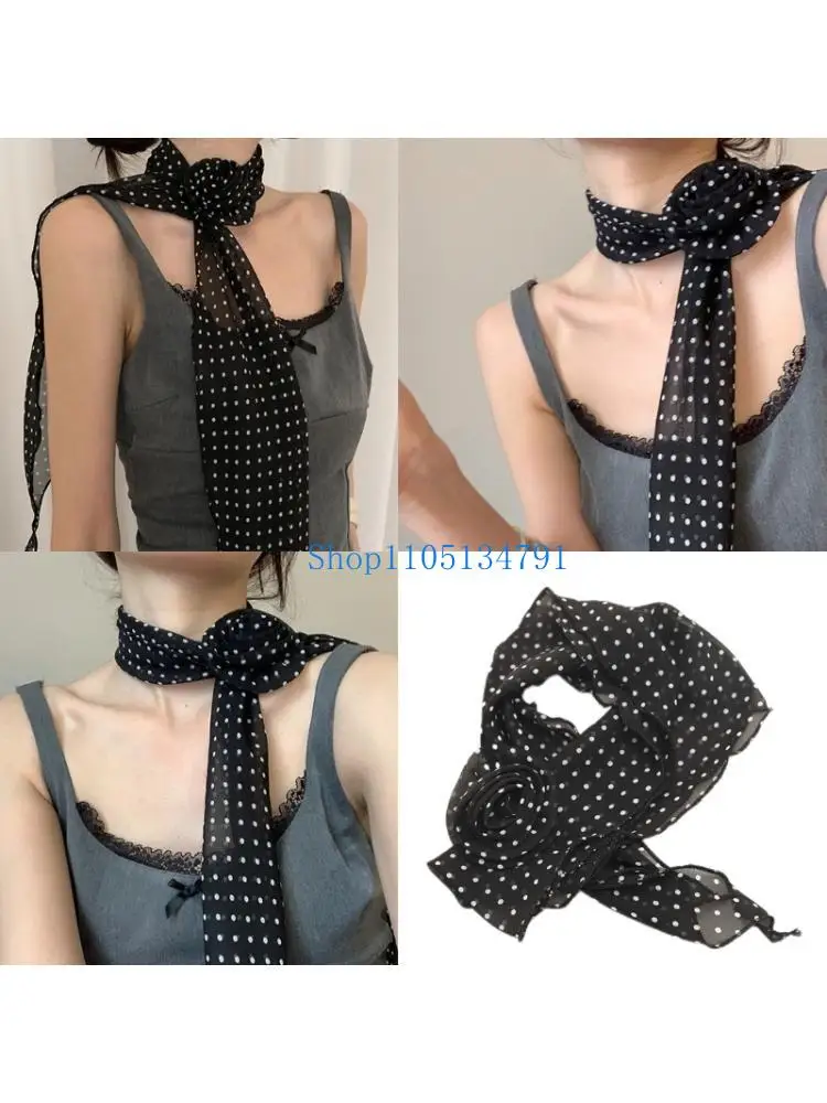 98km Fashionable Neck Scarf Soft Neckerchief Feature Round Dots and Roses for Ladies
98km Fashionable Neck Scarf Soft Neckerchief Feature Round Dots and Roses for Ladies