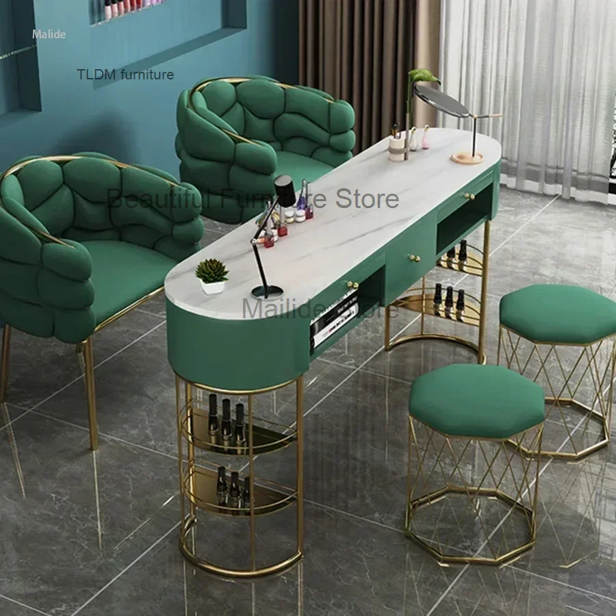 GY Nordic Creative Nail Tables Double Nail Manicure Table Set Nail Shop Single Professional Manicure Table Salon Furniture
GY Nordic Creative Nail Tables Double Nail Manicure Table Set Nail Shop Single Professional Manicure Table Salon Furniture