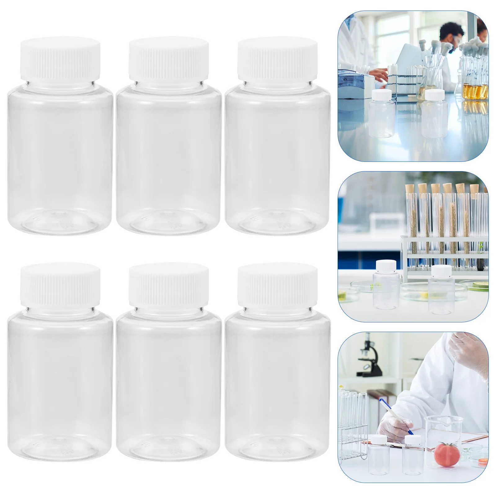 6 Pcs Oil Sample Bottle Sampling Small Reagent with Caps Empty Chemical Bottles Sealing Storage
6 Pcs Oil Sample Bottle Sampling Small Reagent with Caps Empty Chemical Bottles Sealing Storage