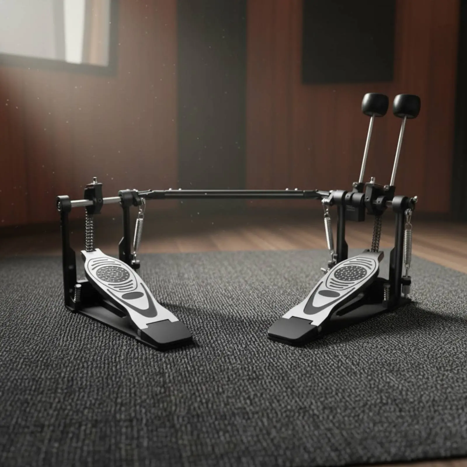 Double Bass Drum Pedal Adjustable Double Bass Drum Pedal Musical Instrument Accessory Non-Slip Footboard for Drummers, Practice
Double Bass Drum Pedal Adjustable Double Bass Drum Pedal Musical Instrument Accessory Non-Slip Footboard for Drummers, Practice