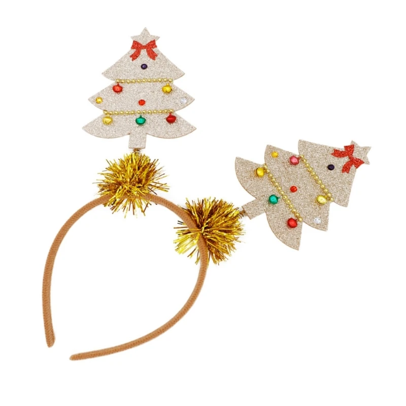 Golden Fabric Christmas Tree Headband Headwear for Party Festive Costume Accessory
Golden Fabric Christmas Tree Headband Headwear for Party Festive Costume Accessory