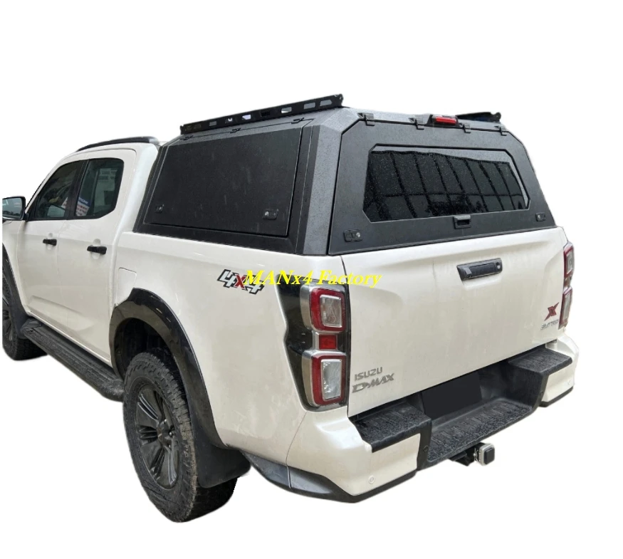 Steel MANx4 Truck Topper Cap Camper Pickup Canopy for Isuzu D-max RG Dmax Pick Up Trucks
Steel MANx4 Truck Topper Cap Camper Pickup Canopy for Isuzu D-max RG Dmax Pick Up Trucks