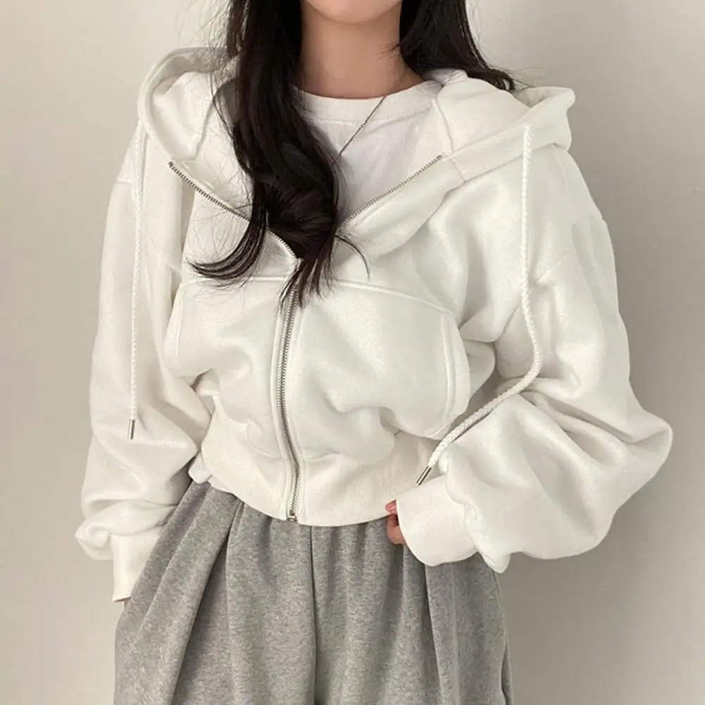 Warm Women Jacket Ladies Jacket Stylish Hooded Ladies' Cardigan Jacket with Drawstring Elastic Cuffs Soft Warm Casual for Women
Warm Women Jacket Ladies Jacket Stylish Hooded Ladies' Cardigan Jacket with Drawstring Elastic Cuffs Soft Warm Casual for Women