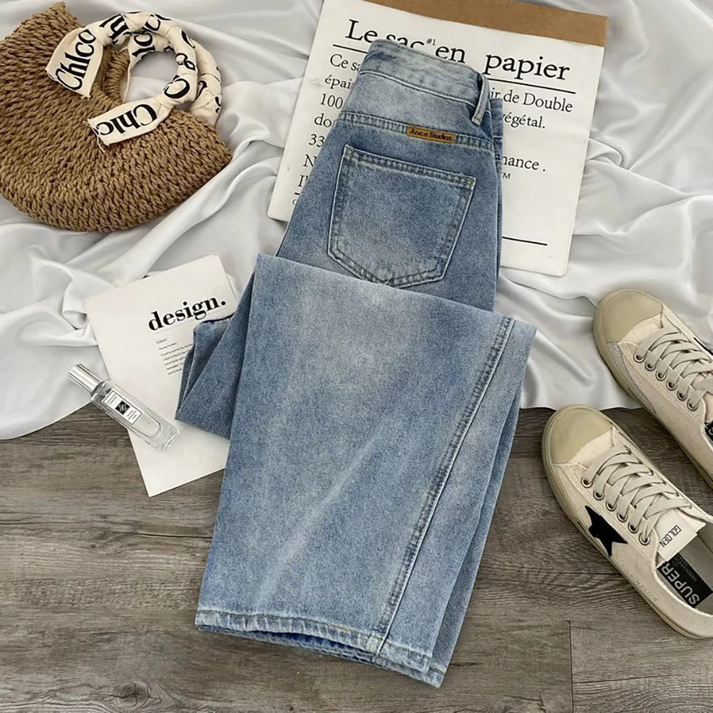 Женские широкие джинсы, лето 2029, облегающие джинсовые брюки с высокой талией, повседневные прямые свободные тонкие укороченные джинсы
Женские широкие джинсы, лето 2029, облегающие джинсовые брюки с высокой талией, повседневные прямые свободные тонкие укороченные джинсы