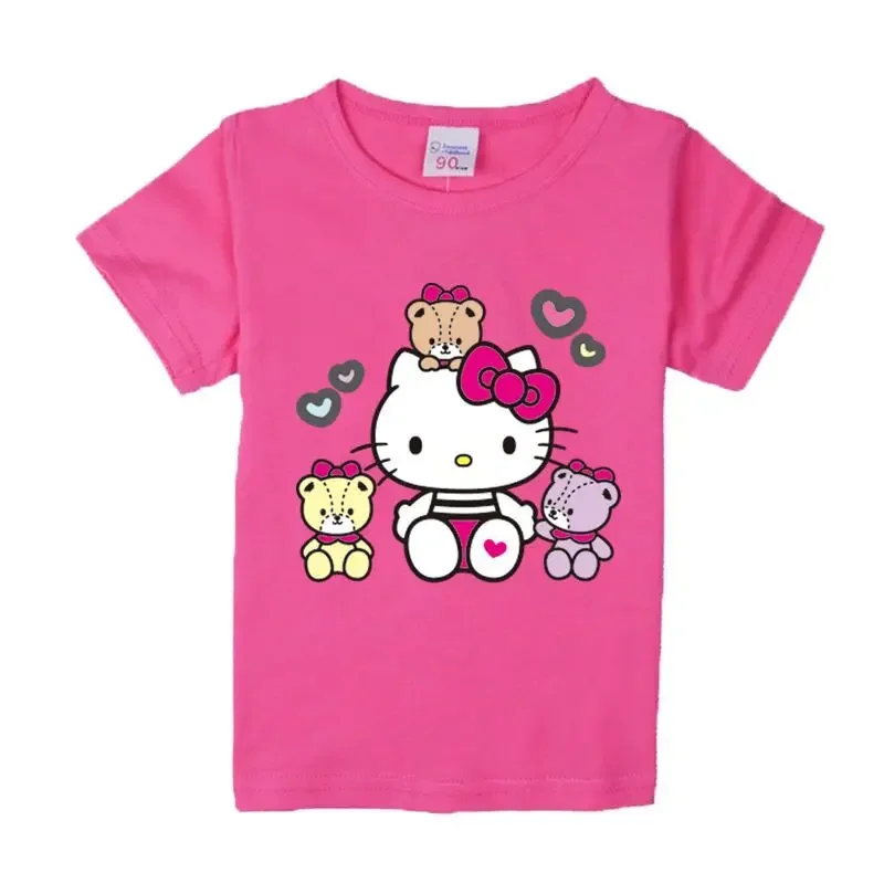 Summer Hello Kitty Print Short Sleeve T-shirt Cute Girl Y2k Top T-shirt Cartoon Goth Pink T-shirt Kpop O-neck Tee Girls T Shirt
Summer Hello Kitty Print Short Sleeve T-shirt Cute Girl Y2k Top T-shirt Cartoon Goth Pink T-shirt Kpop O-neck Tee Girls T Shirt
