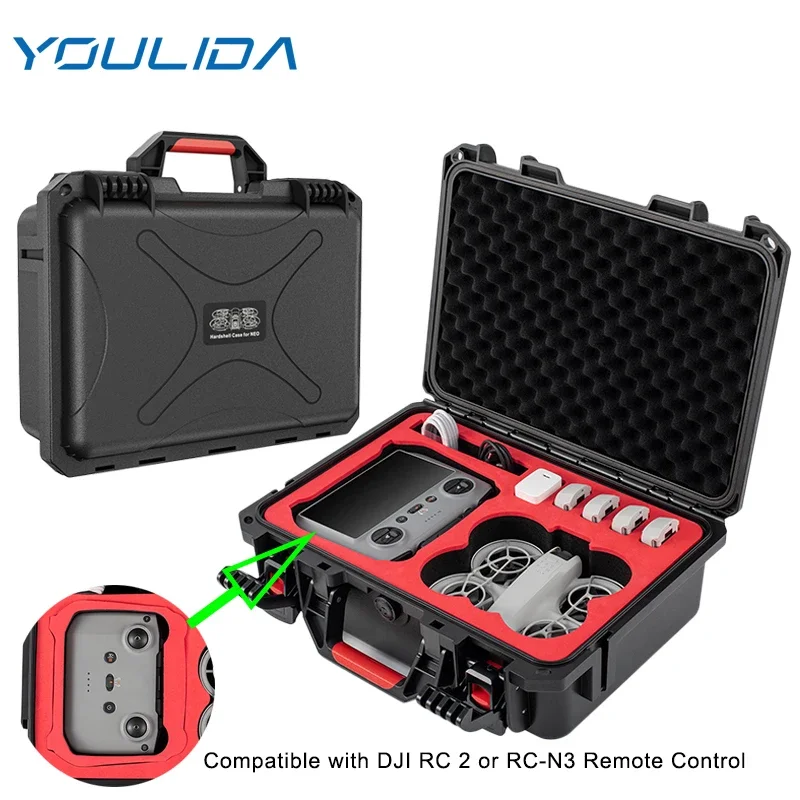 Жесткий чехол для DJI Neo RC 2, чехол для хранения с пультом дистанционного управления, водонепроницаемая коробка, портативный чемодан, аксессуары для дронов
Жесткий чехол для DJI Neo RC 2, чехол для хранения с пультом дистанционного управления, водонепроницаемая коробка, портативный чемодан, аксессуары для дронов